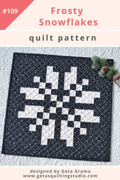 Snowflake quilt pattern