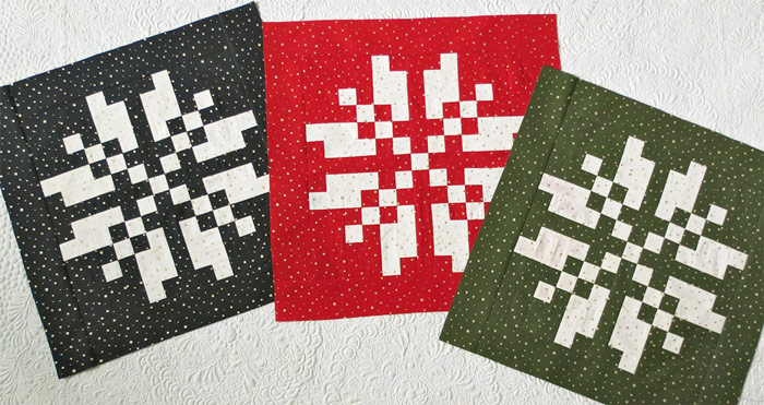 Snowflake quilt pattern