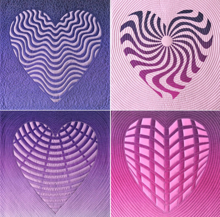 Heart quilt patterns