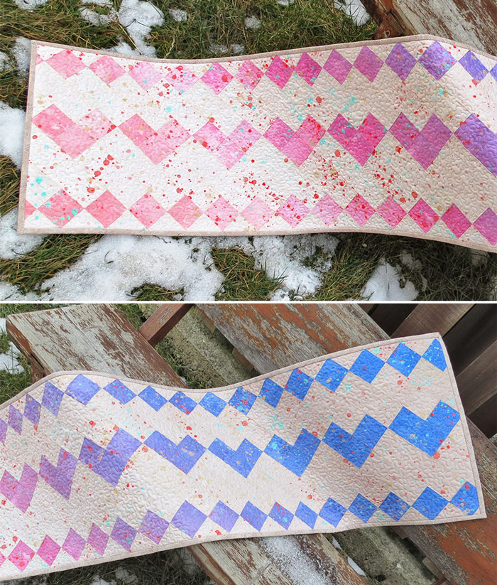 Seminole heart quilt pattern