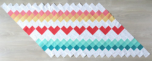 Seminole heart quilt pattern