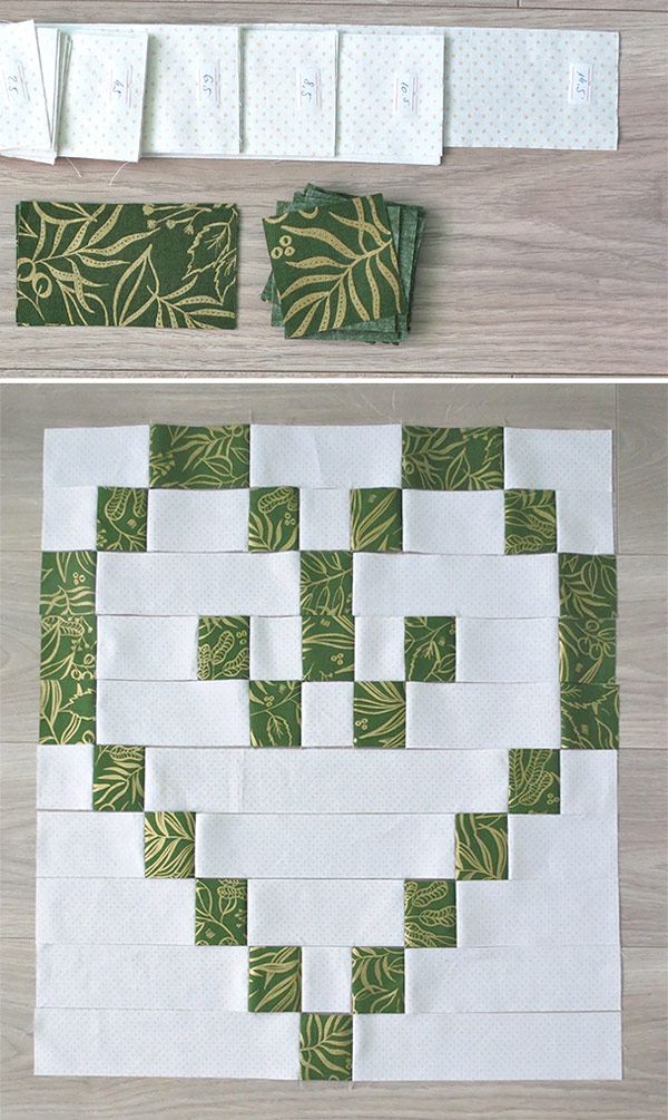 Heart quilt patterns