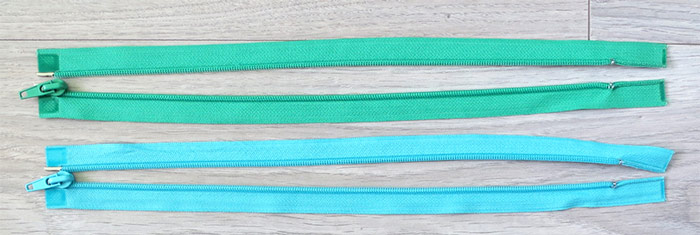 How to add slider to zipper tape