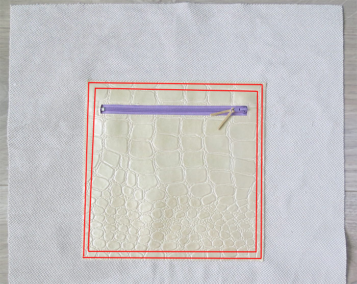 How to sew pockets for bags