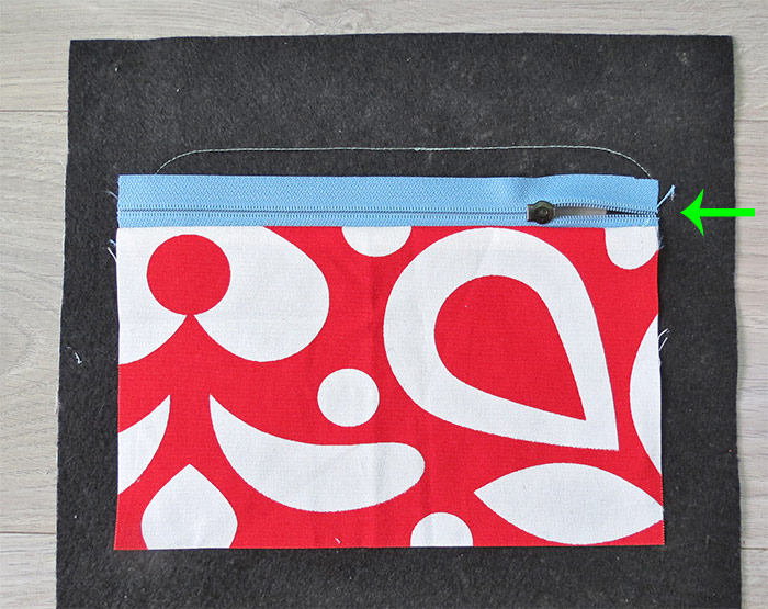 How to sew a zipper overlay- tutorial