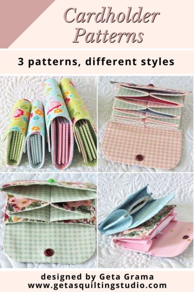 Three card holder patterns