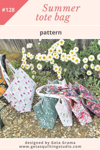 Easy summer tote bag pattern