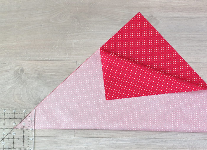 How to sew double sided fabric napkins with mitered corners