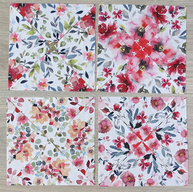 Kaleidoscope quilt patterns