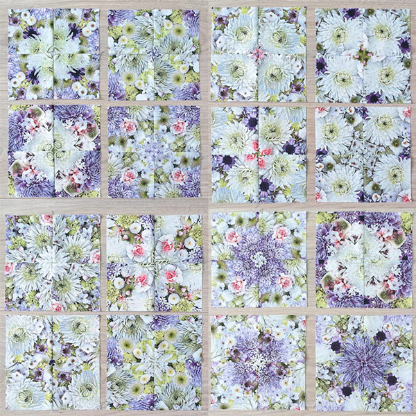 Kaleidoscope quilt patterns