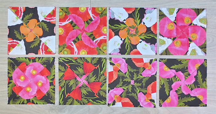 Kaleidoscope quilt patterns