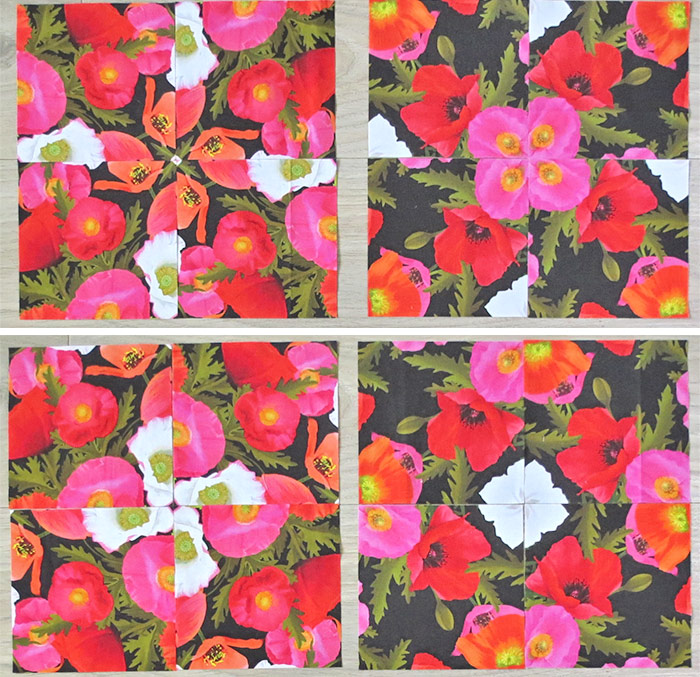 Kaleidoscope quilt patterns