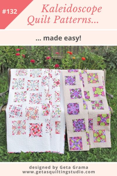 Kaleidoscope Fun - double quilt pattern