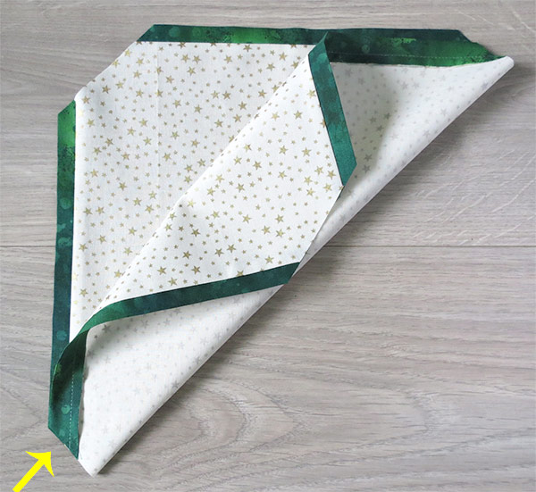 How to sew double sided fabric napkins