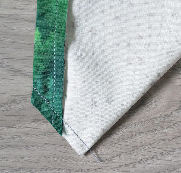 How to sew double sided fabric napkins