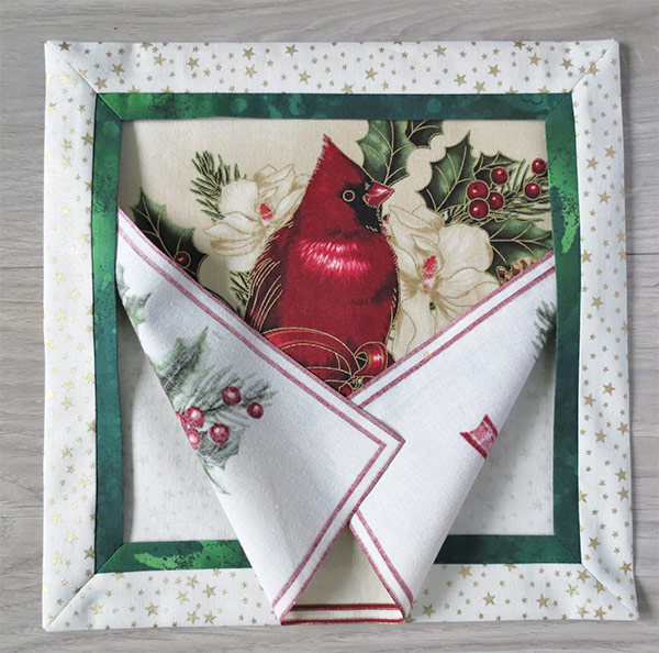 How to sew double sided fabric napkins