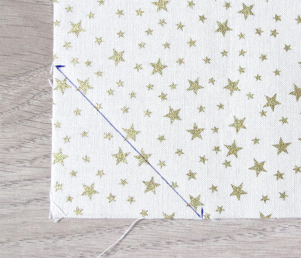 How to sew double sided fabric napkins