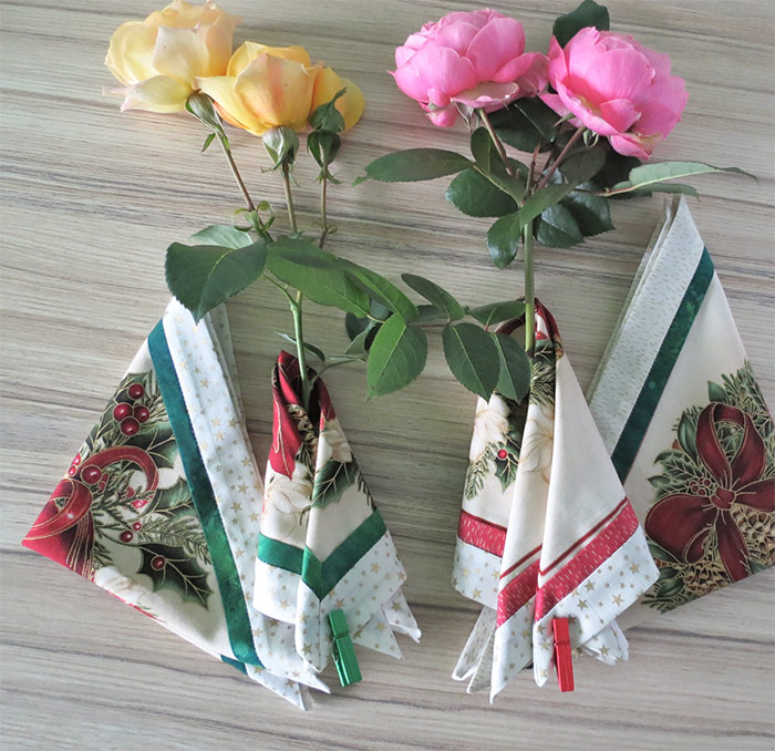How to sew double sided fabric napkins