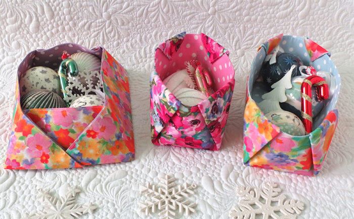 Fabric basket patterns