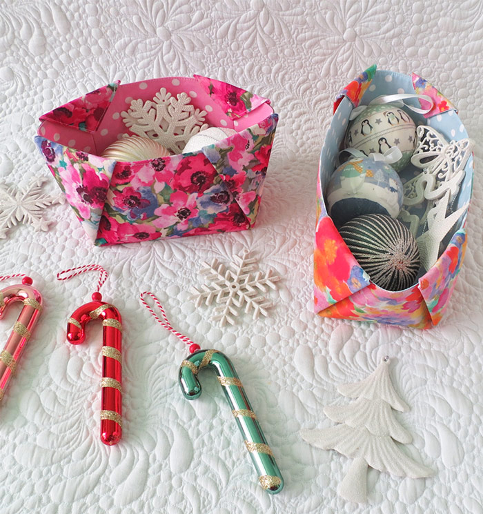 Fabric basket patterns