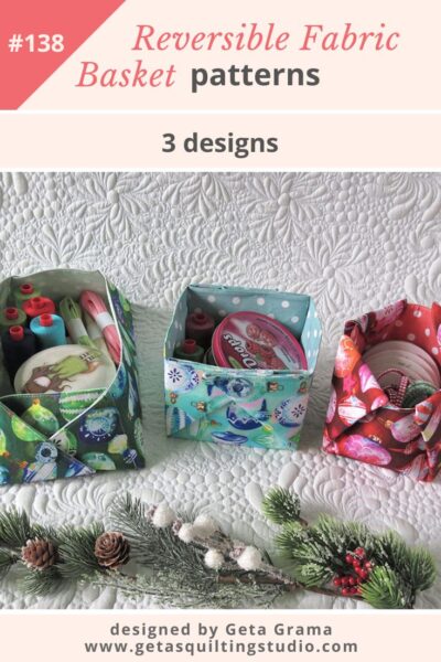 Fabric basket patterns