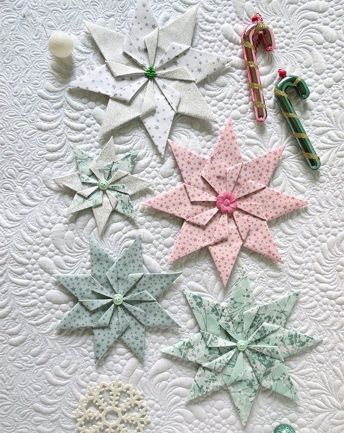 Fabric star pattern