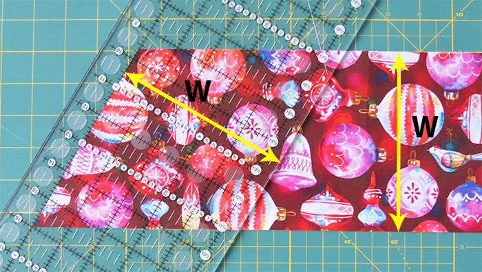 How to cut diamonds with rectangular ruler