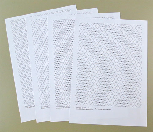 DIY templates for English paper piecing