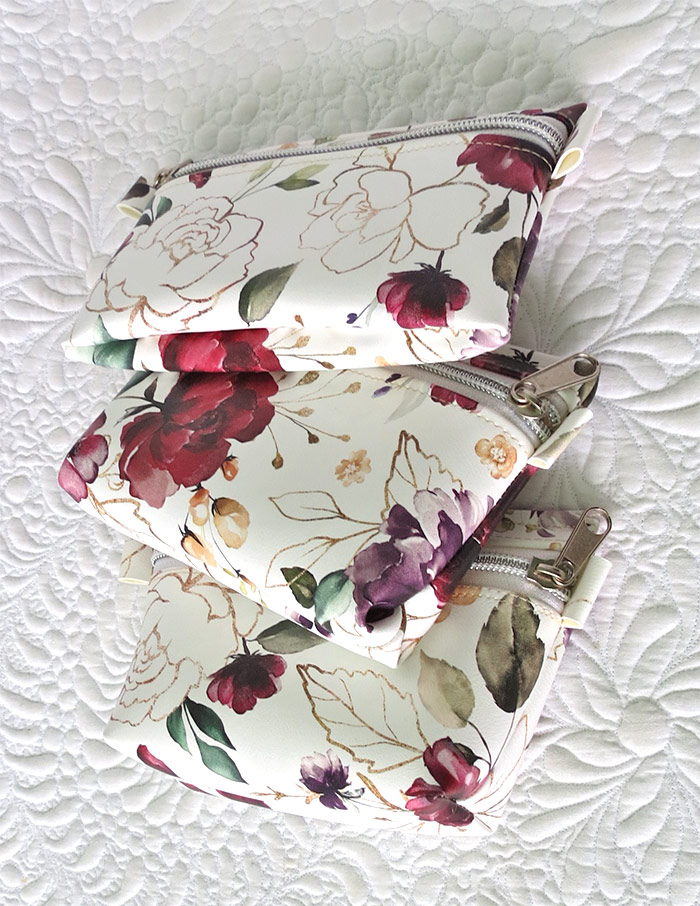 Tips for sewing zipper pouches