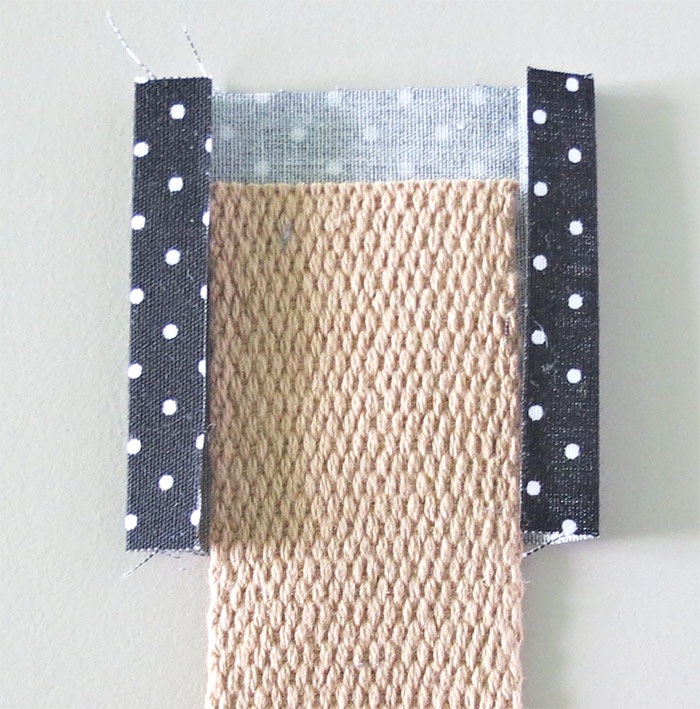Webbing straps for bags