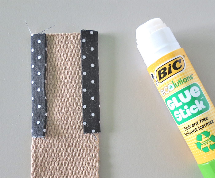 Webbing straps for bags