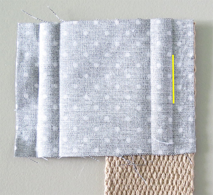 Webbing straps for bags