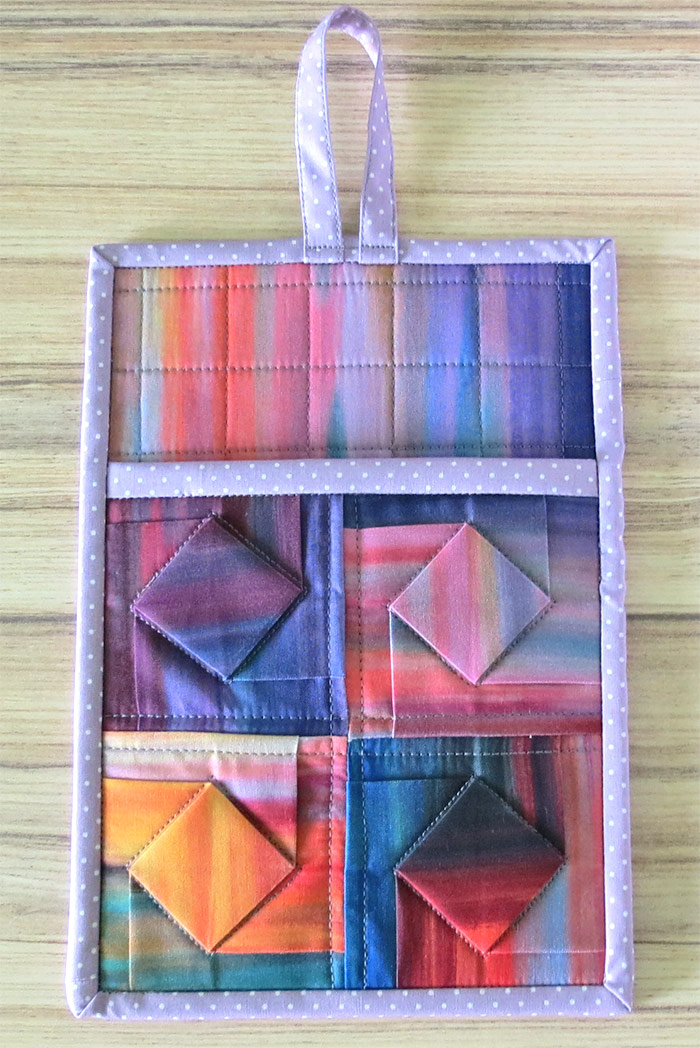 Fabric wall pocket tutorial