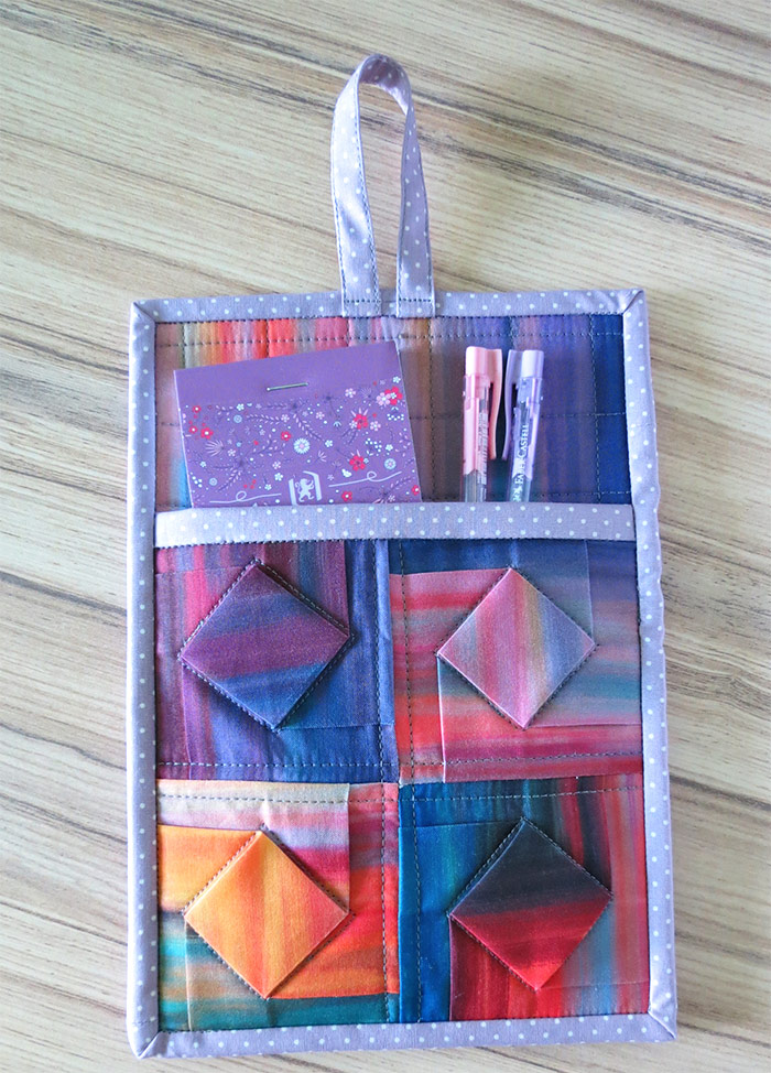 Fabric wall pocket tutorial