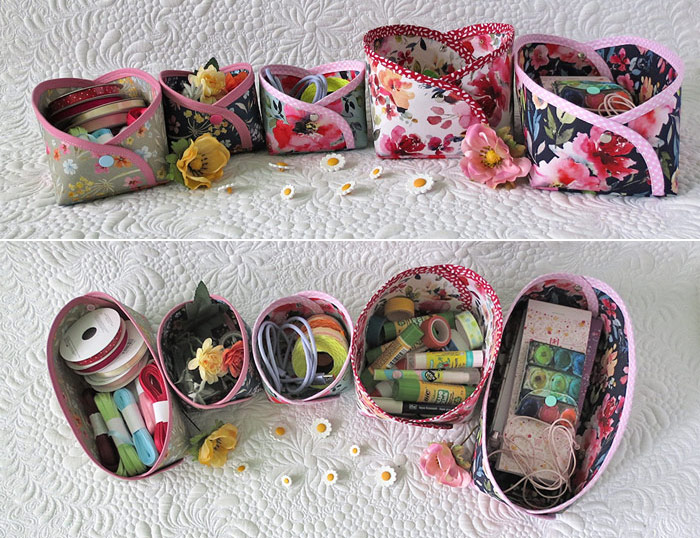 Fabric bin pattern