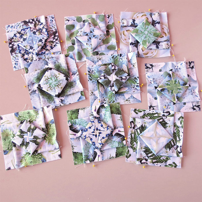 Kaleidoscope quilt blocks