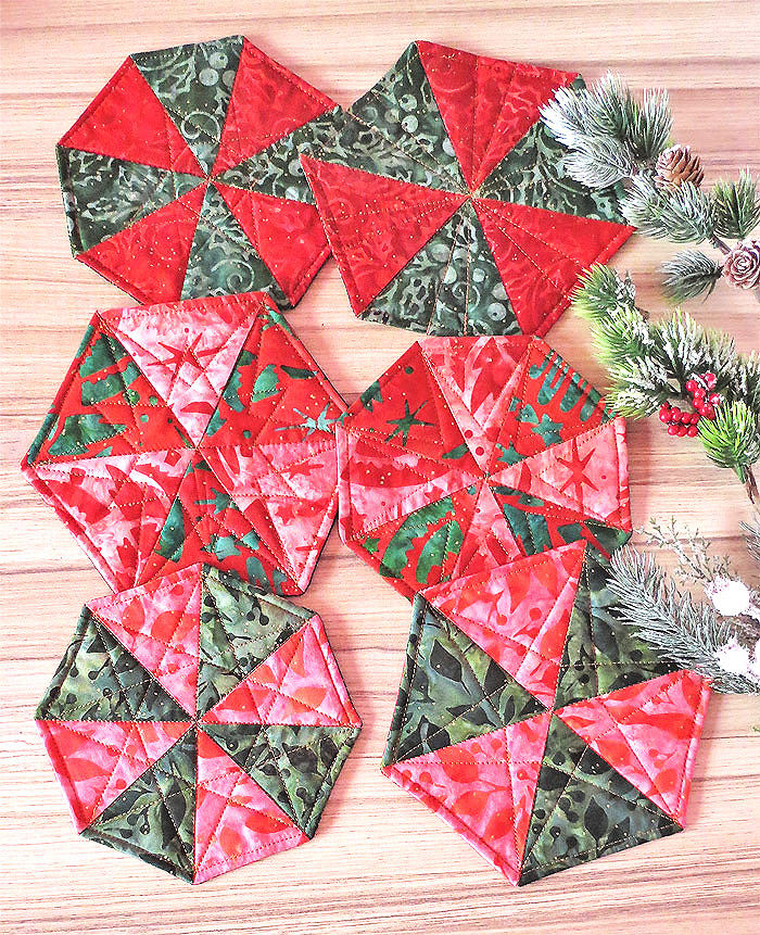 Quilted coasters pattern