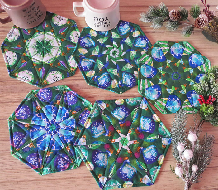 Quilted coasters pattern