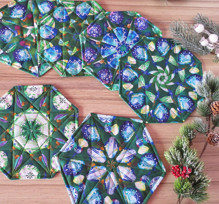 Quilted coasters pattern
