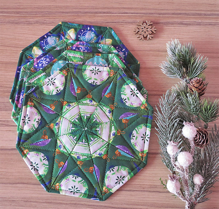 Quilted coasters pattern