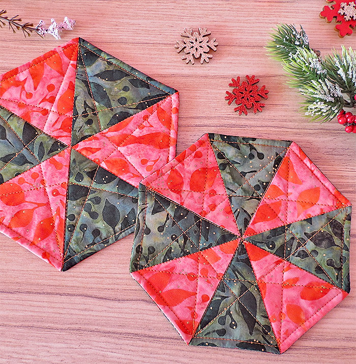 Quilted coasters pattern