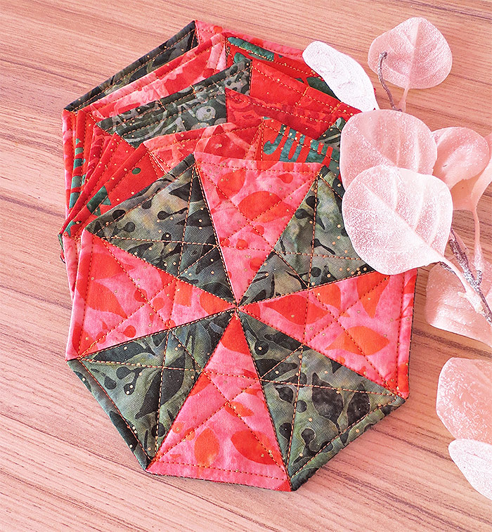 Quilted coasters pattern