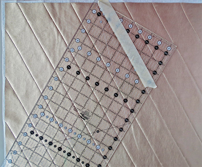 Learn how to sew grids on faux leather bags