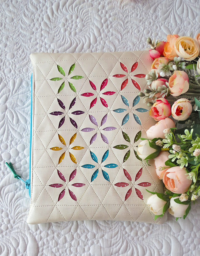 Cutout pouch pattern