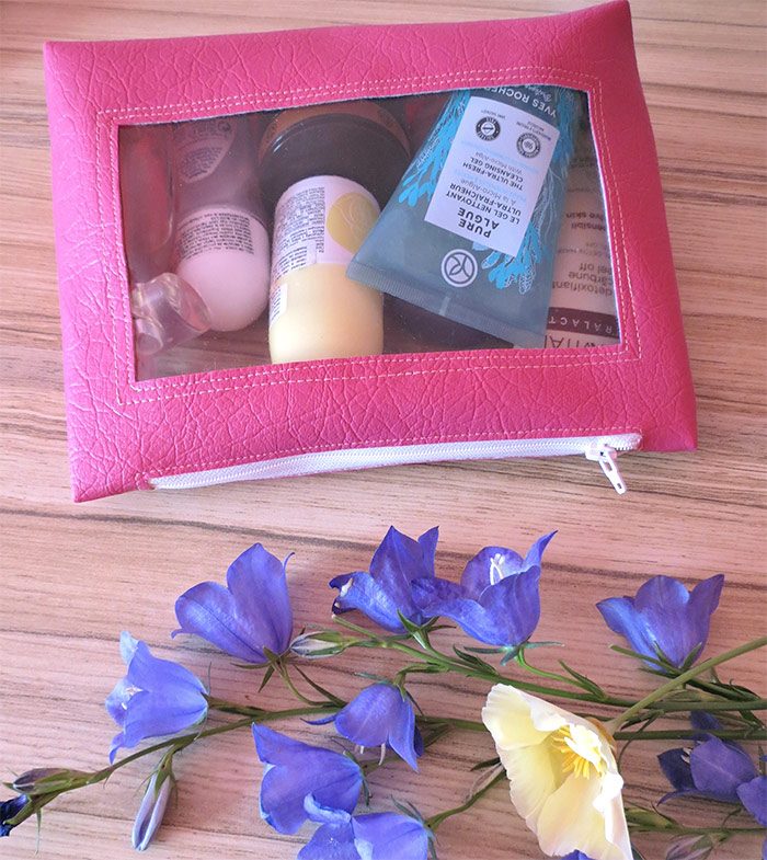 Tips for sewing clear vinyl pouches