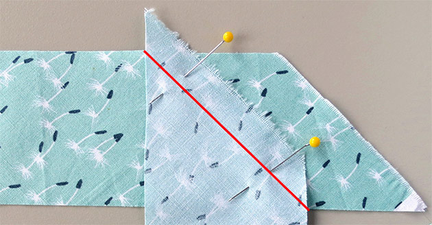 How to bind rounded edges tips