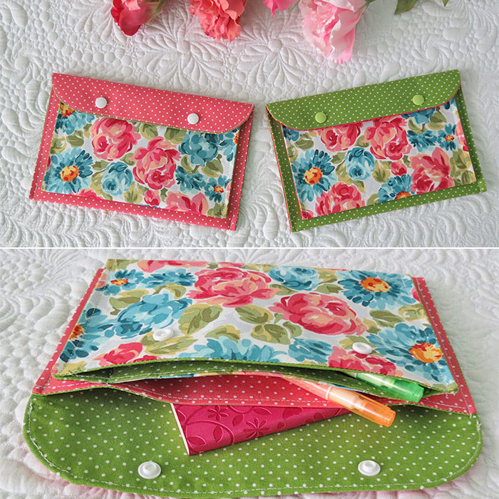 Snap pouch pattern