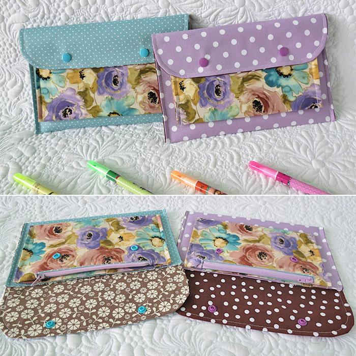 Snap pouch pattern
