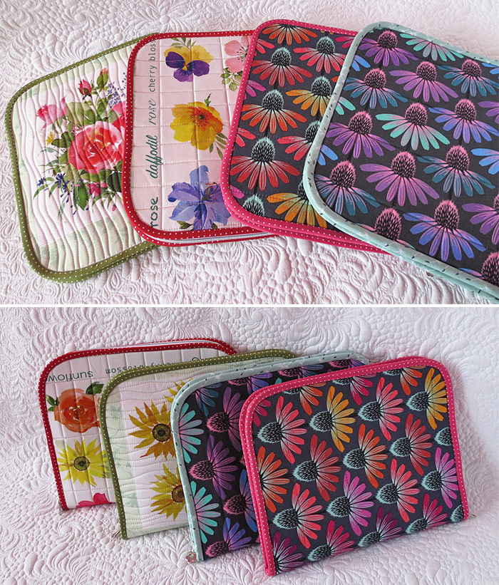 Zipper organizer pattern