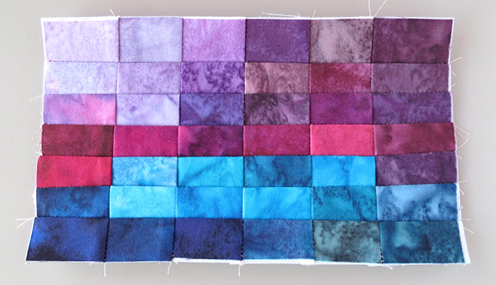 Patchwork piecing trick